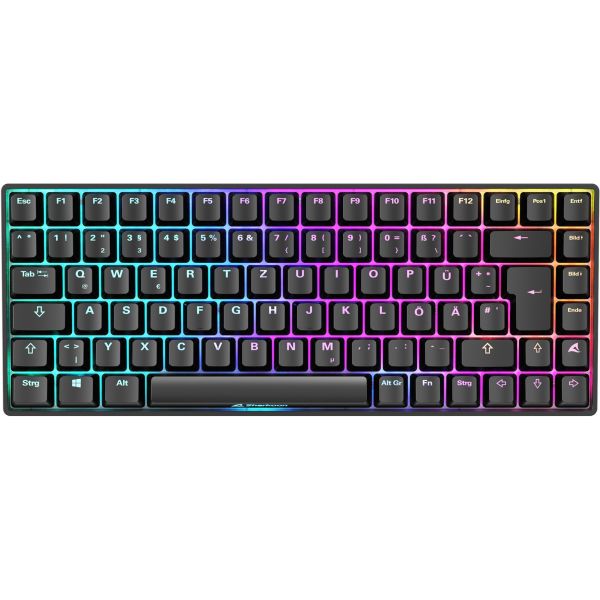Sharkoon SKILLER SGK50 S3 schwarz, DE-Layout Gateron Brown
