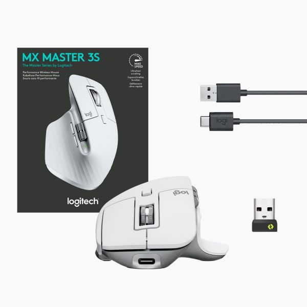Logitech MX Master 3S hellgrau Logitech MX Master 3S hellgrau