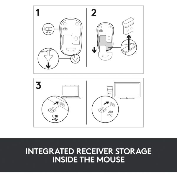 Logitech Wireless Mouse M185 blau