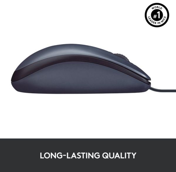 Logitech B100 Optical USB Mouse for Business schwarz