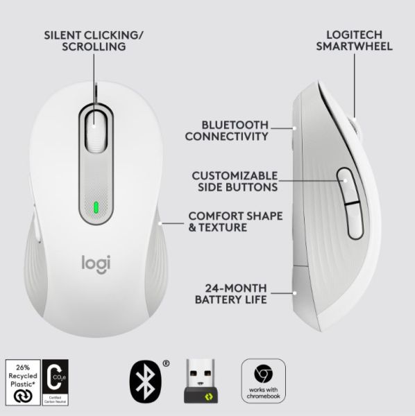 Logitech Signature M650 Wireless weiß