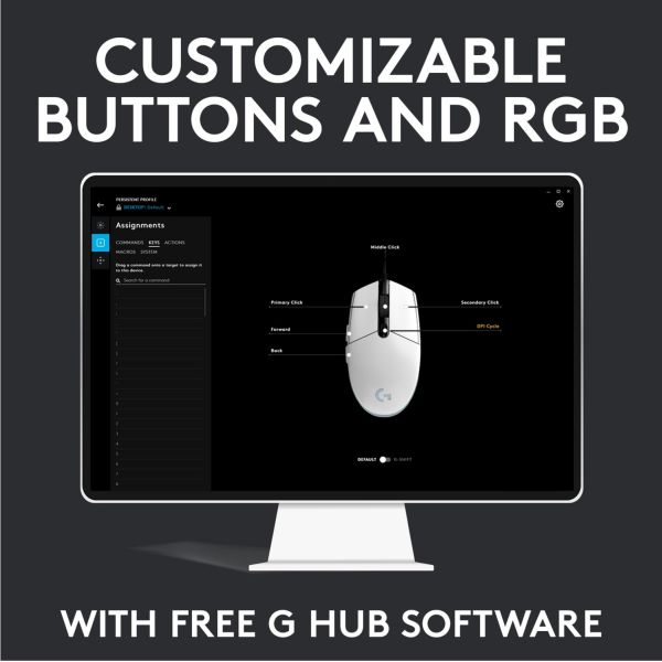 Logitech G203 LIGHTSYNC schwarz