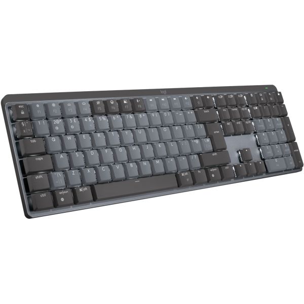 Logitech MX Mechanical hellgrau-dunkelgrau, DE-Layout taktile Schalter Logi Bolt