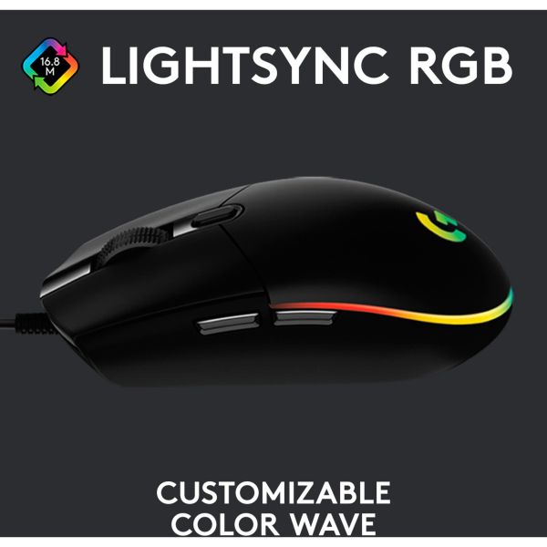 Logitech G203 LIGHTSYNC schwarz