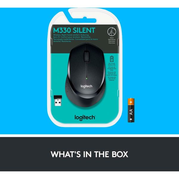 Logitech M330 Silent Plus schwarz