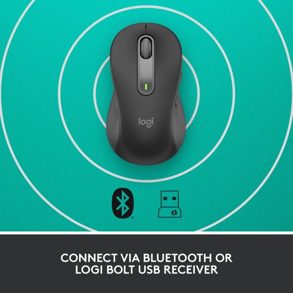 Logitech Signature M650 L Left Wireless graphit